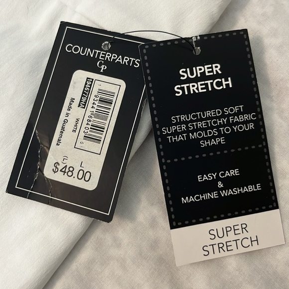 Counterparts White Scalloped Skort - Picture 7 of 11